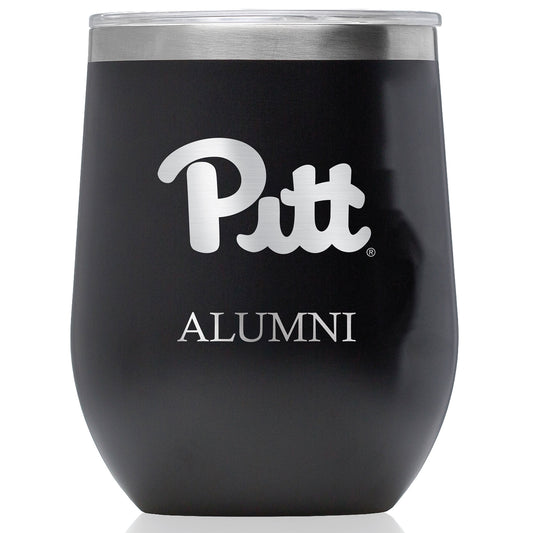 Corkcicle Pitt Panthers 12oz. Primary Mark Alumni Stemless Wine Tumbler