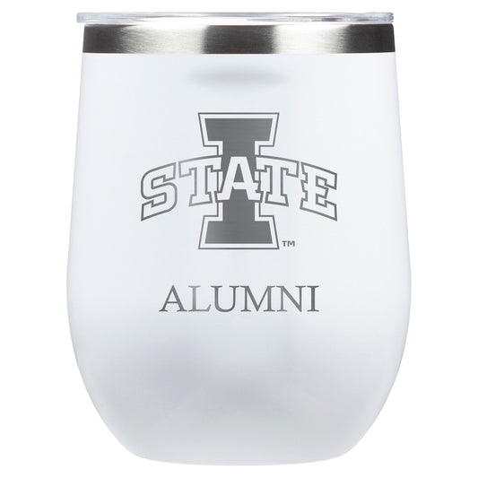 Corkcicle Iowa State Cyclones 12oz. Primary Mark Alumni Stemless Wine Tumbler