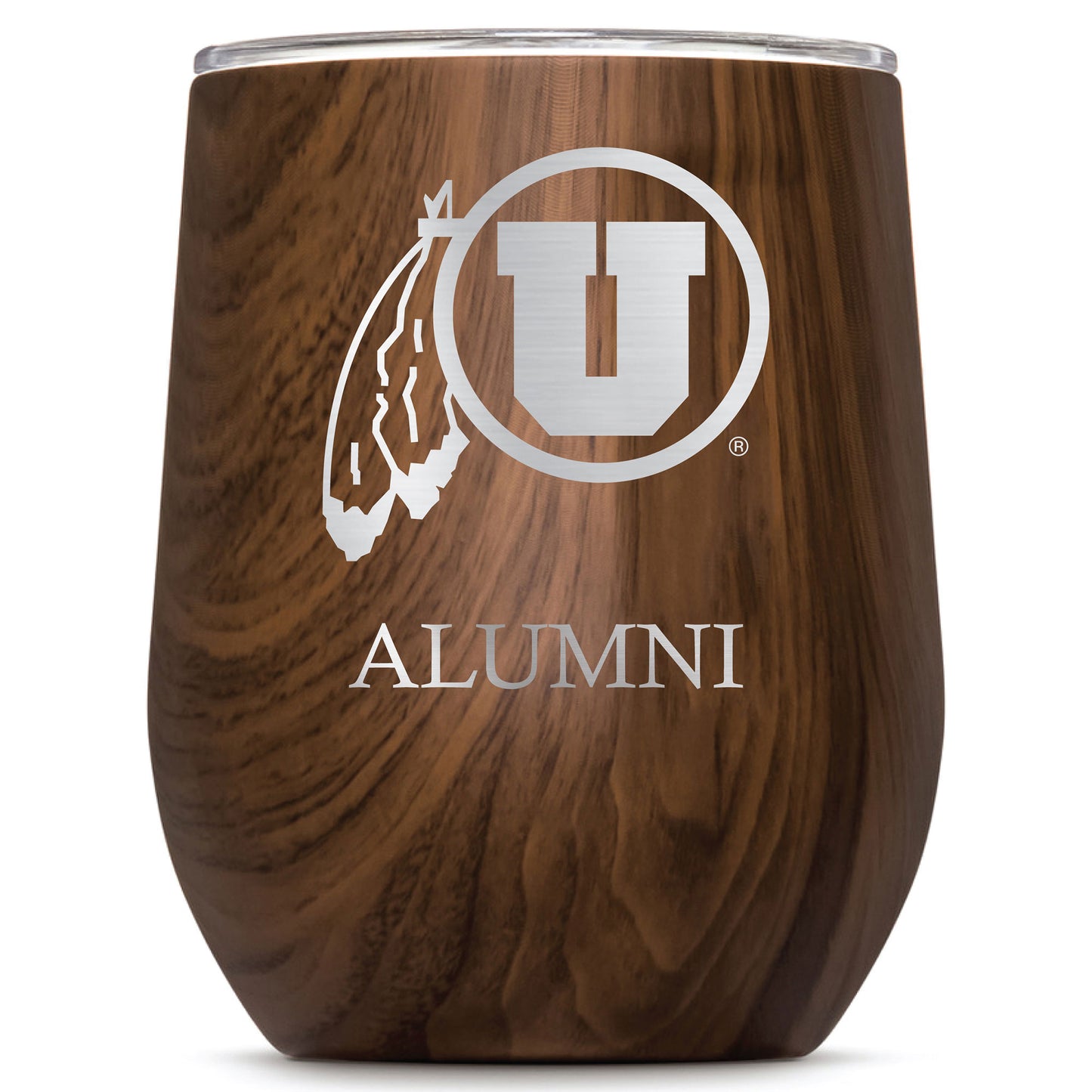 Corkcicle Utah Utes 12oz. Primary Mark Alumni Stemless Wine Tumbler