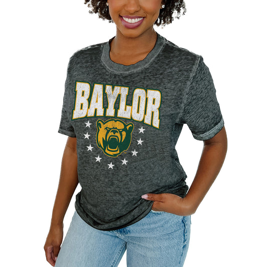 Women's Gameday Couture  Charcoal Baylor Bears Sprint T-Shirt