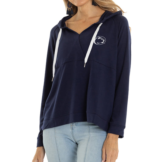 Women's  Navy Penn State Nittany Lions Christine Pullover Hoodie