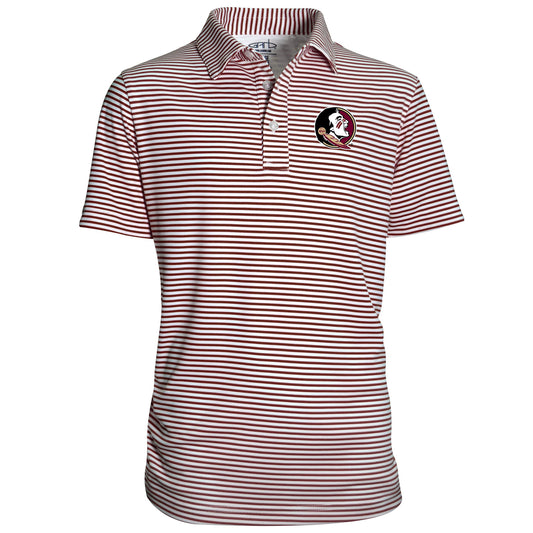 Youth Garb Garnet Florida State Seminoles Carson Polo