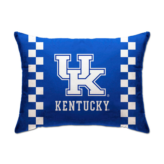 Kentucky Wildcats 20" x 26" Standard Stripe Logo Micro Plush Bed Pillow Cover