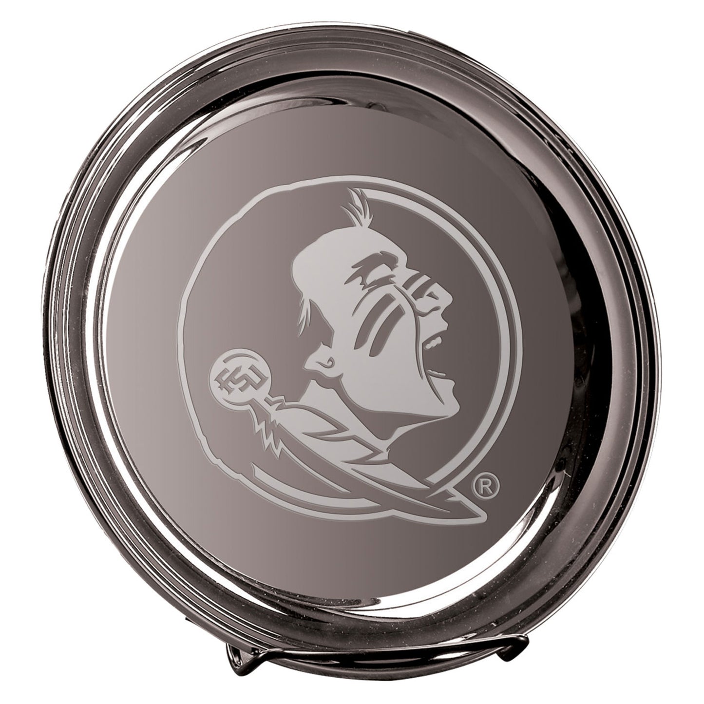 Florida State Seminoles 10" Silver Plated Commemorative Tray