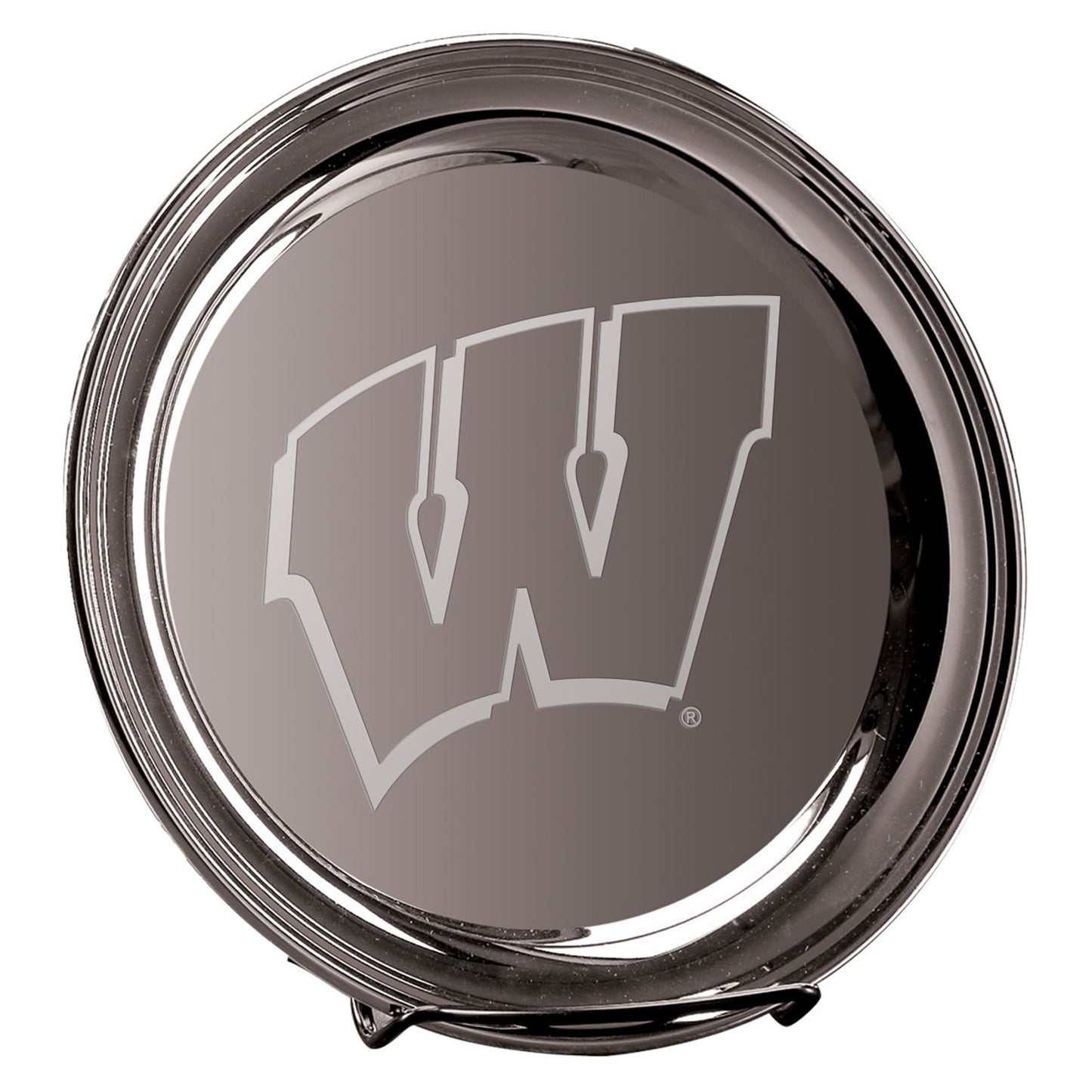 Wisconsin Badgers 10" Silver Plated Commemorative Tray