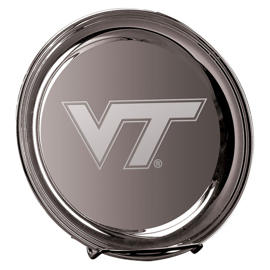Virginia Tech Hokies 10" Silver Plated Commemorative Tray