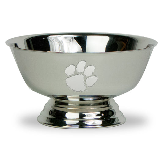 Clemson Tigers 8" x 4.27" Historic Silver Plated Paul Revere Bowl