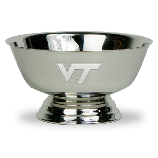 Virginia Tech Hokies 8" x 4.27" Historic Silver Plated Paul Revere Bowl