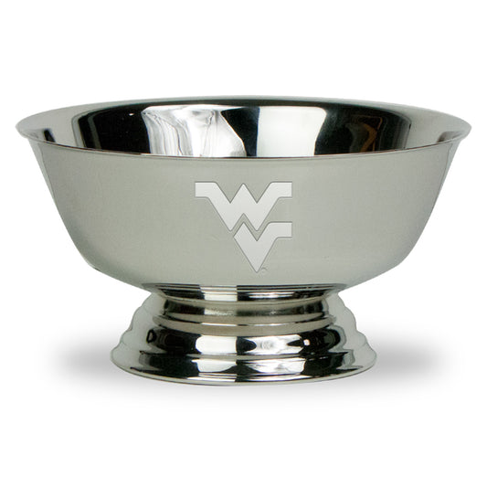 West Virginia Mountaineers 8" x 4.27" Historic Silver Plated Paul Revere Bowl