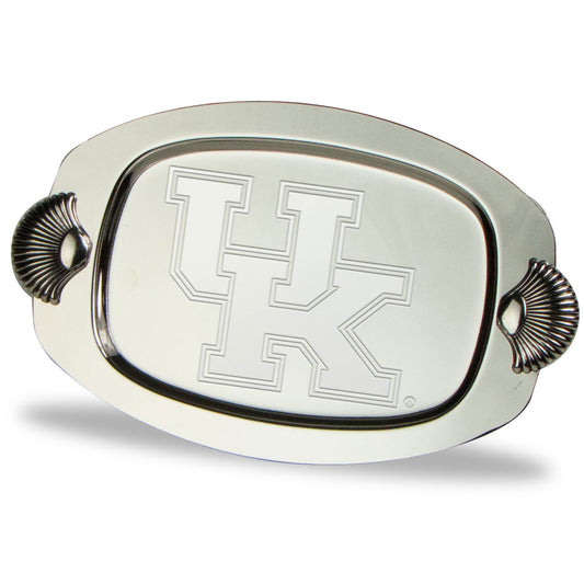 Kentucky Wildcats 7" x 4.25" Four-Piece Silver Plated Tray Set