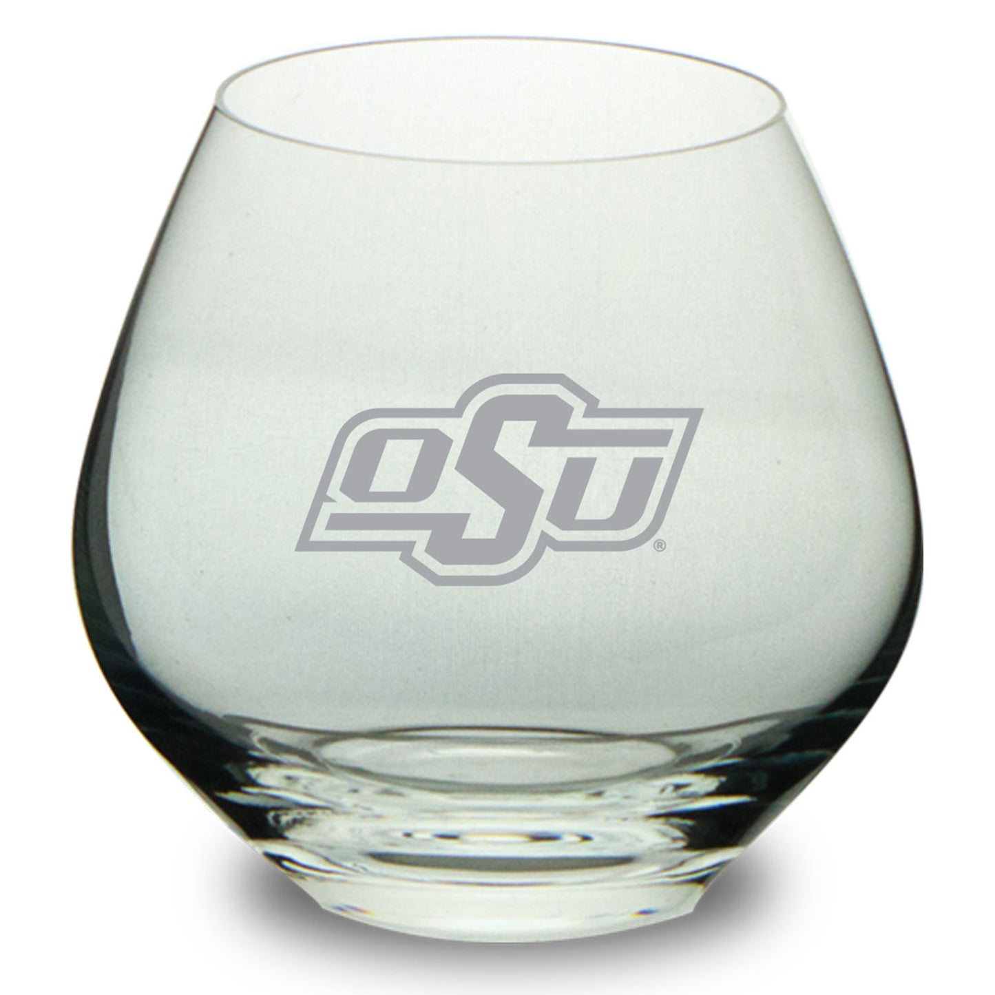 Oklahoma State Cowboys 14.9oz. British Stemless Glass