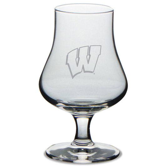 Wisconsin Badgers 6.5oz. Classic Tulip Glass