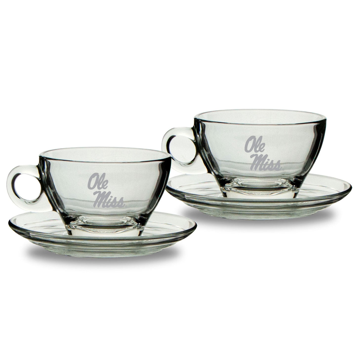 Ole Miss Rebels 9oz. Two-Piece Café Latte Mug & Saucer Set