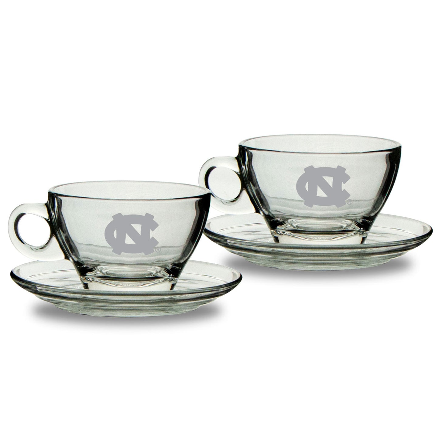 North Carolina Tar Heels 9oz. Two-Piece Café Latte Mug & Saucer Set