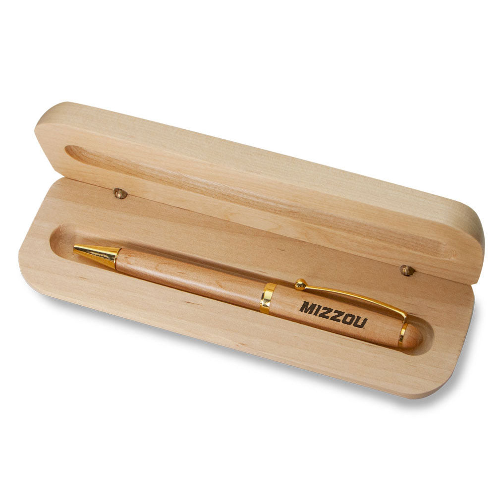 Missouri Tigers Maple Pen and Case Set
