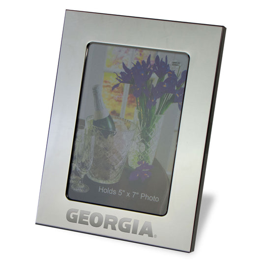 Georgia Bulldogs 5" x 7" Silver Plated Photo Frame