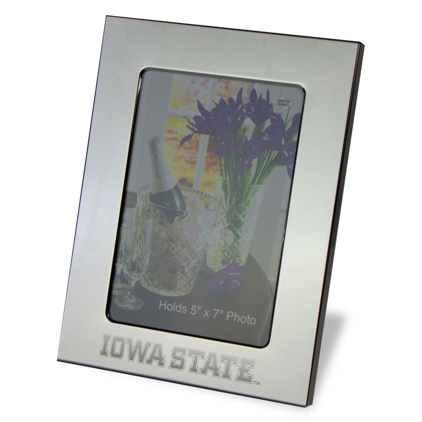Iowa State Cyclones 5" x 7" Silver Plated Photo Frame
