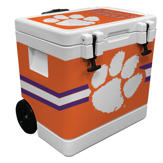 Clemson Tigers 42-Can Wheeled Classic Cooler