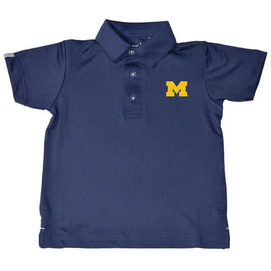 Toddler Garb Navy Michigan Wolverines Polo