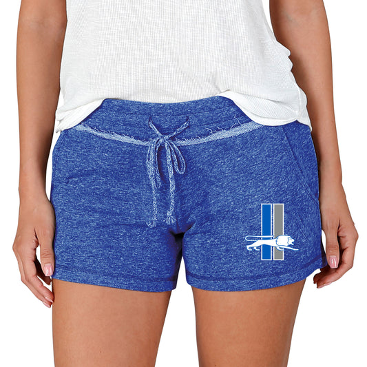 Women's Concepts Sport  Blue Detroit Lions Mainstream Terry Lounge Shorts