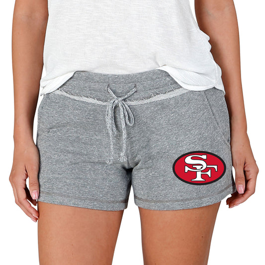 Women's Concepts Sport  Gray San Francisco 49ers Mainstream Terry Lounge Shorts