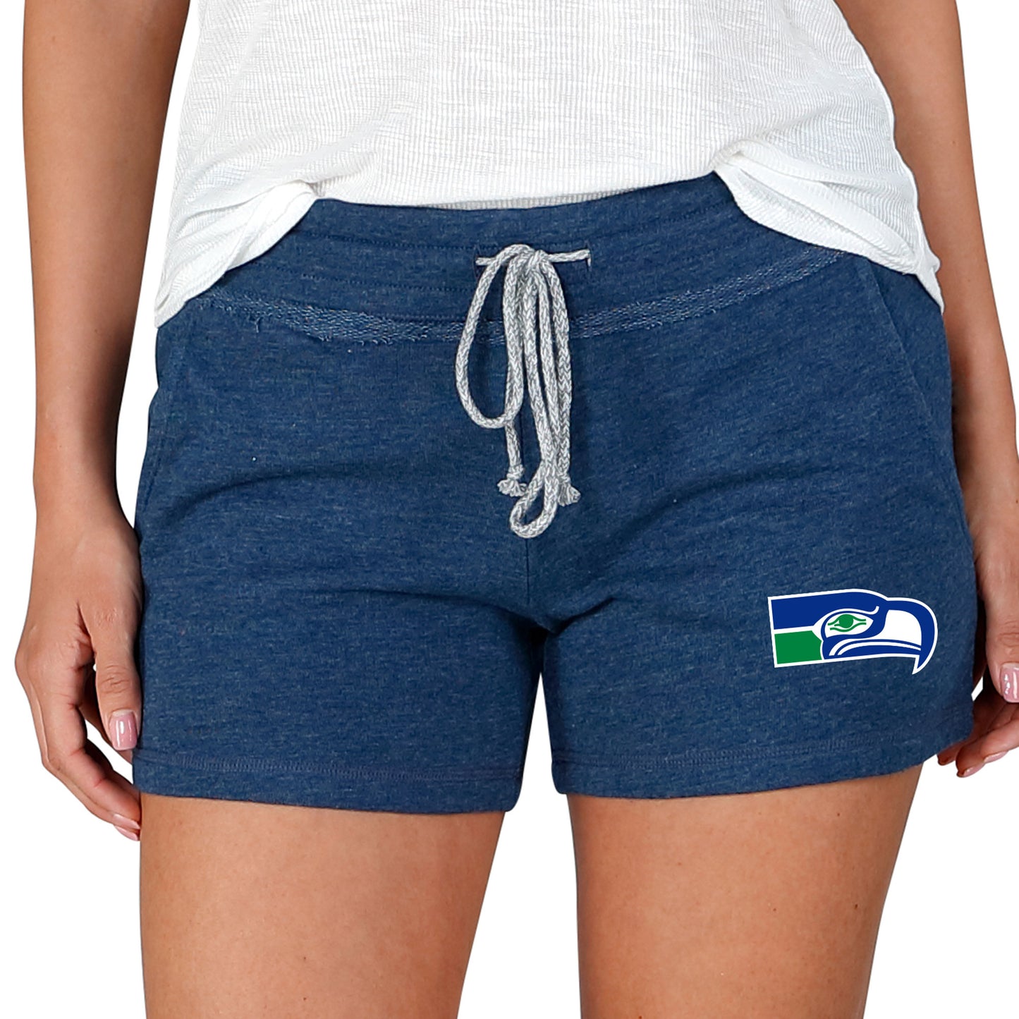 Women's Concepts Sport College Navy Seattle Seahawks Mainstream Terry Lounge Shorts