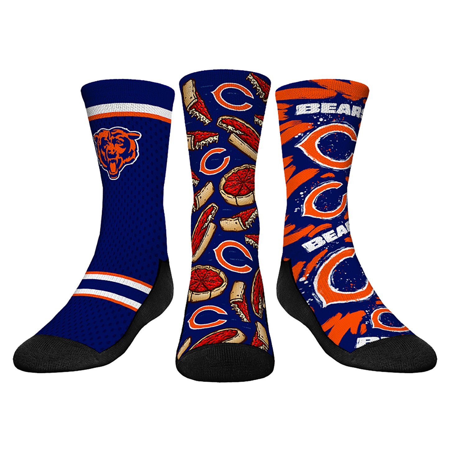 Youth Rock Em Socks  Chicago Bears Fan Favorite Three-Pack Crew Sock Set