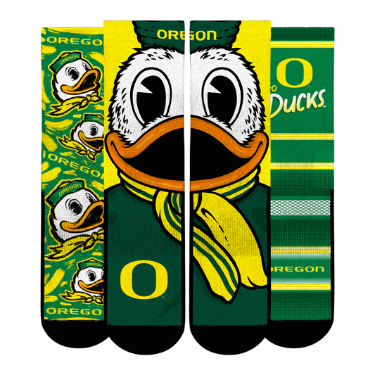 Unisex Rock Em Socks  Oregon Ducks Fan Favorite Three-Pack Crew Sock Set