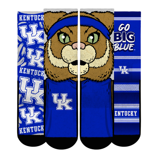 Unisex Rock Em Socks  Kentucky Wildcats Fan Favorite Three-Pack Crew Sock Set