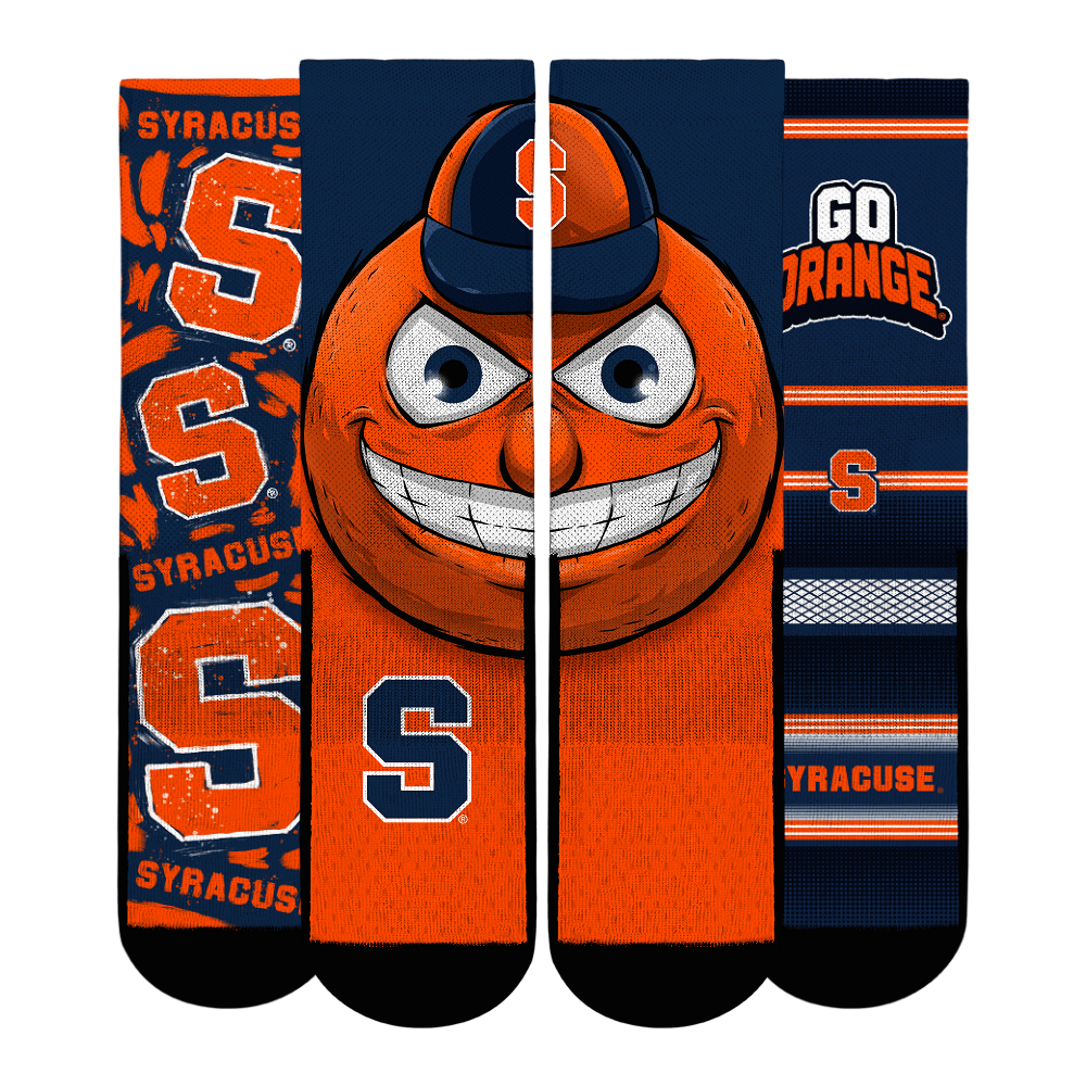 Youth Rock Em Socks  Syracuse Orange Fan Favorite Three-Pack Crew Sock Set