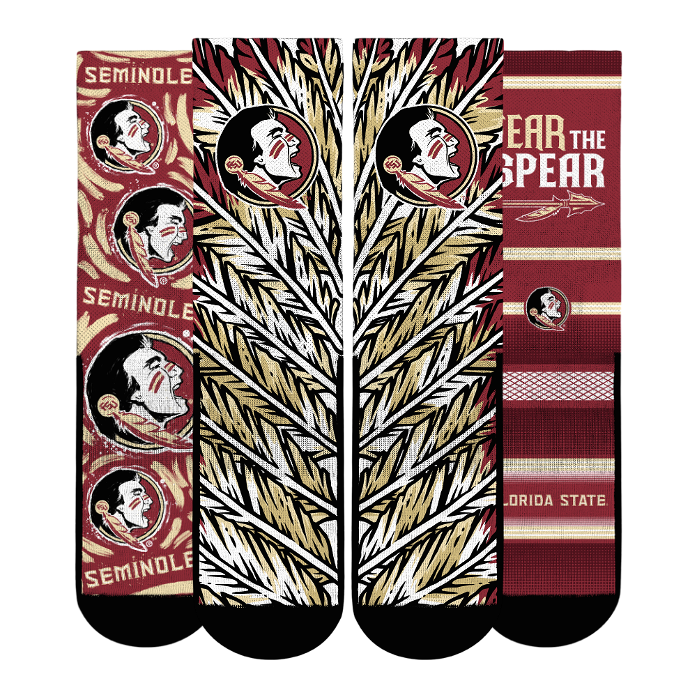 Youth Rock Em Socks  Florida State Seminoles Fan Favorite Three-Pack Crew Sock Set