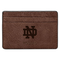 Men's Fossil  Brown Notre Dame Fighting Irish Steven Card Case