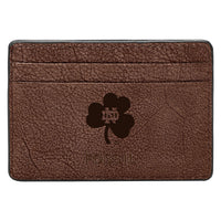 Men's Fossil  Brown Notre Dame Fighting Irish Steven Card Case