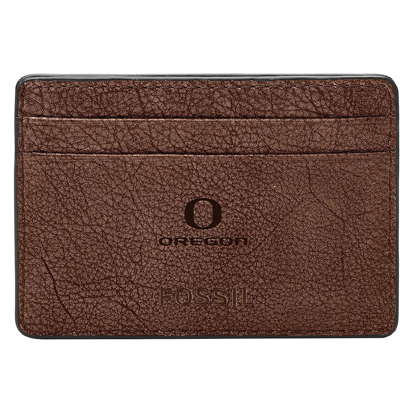 Men's Fossil  Brown Oregon Ducks Steven Card Case