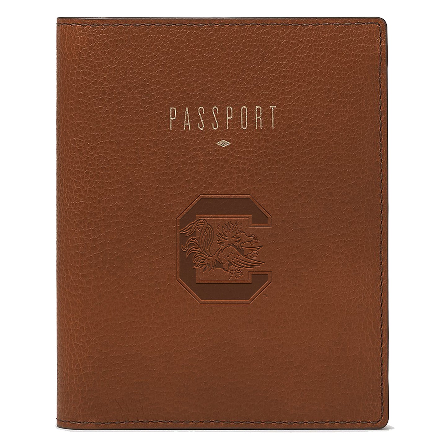 Fossil  Brown South Carolina Gamecocks Travel RFID Passport Case
