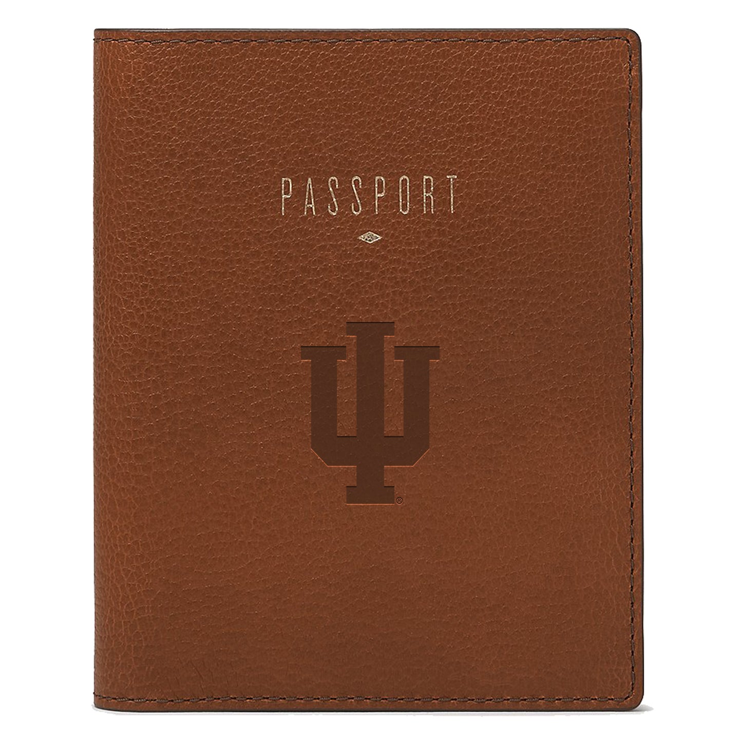 Fossil  Brown Indiana Hoosiers Travel RFID Passport Case