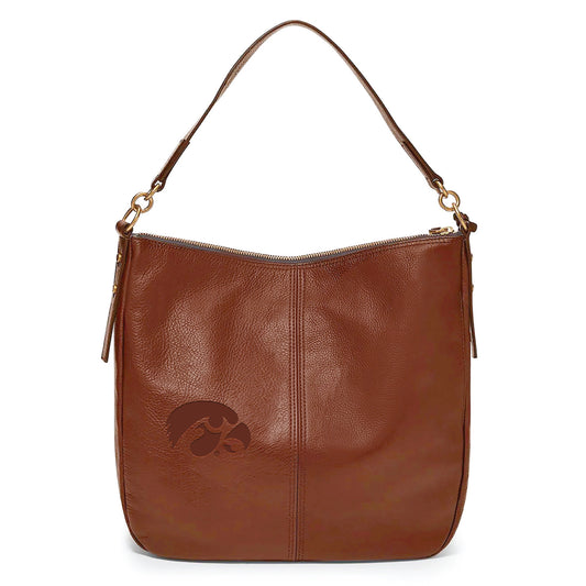 Women's Fossil  Brown Iowa Hawkeyes Jolie Hobo Bag