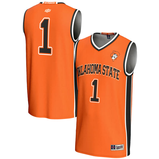 Youth GameDay Greats #1 Orange Oklahoma State Cowboys Lightweight Basketball Jersey