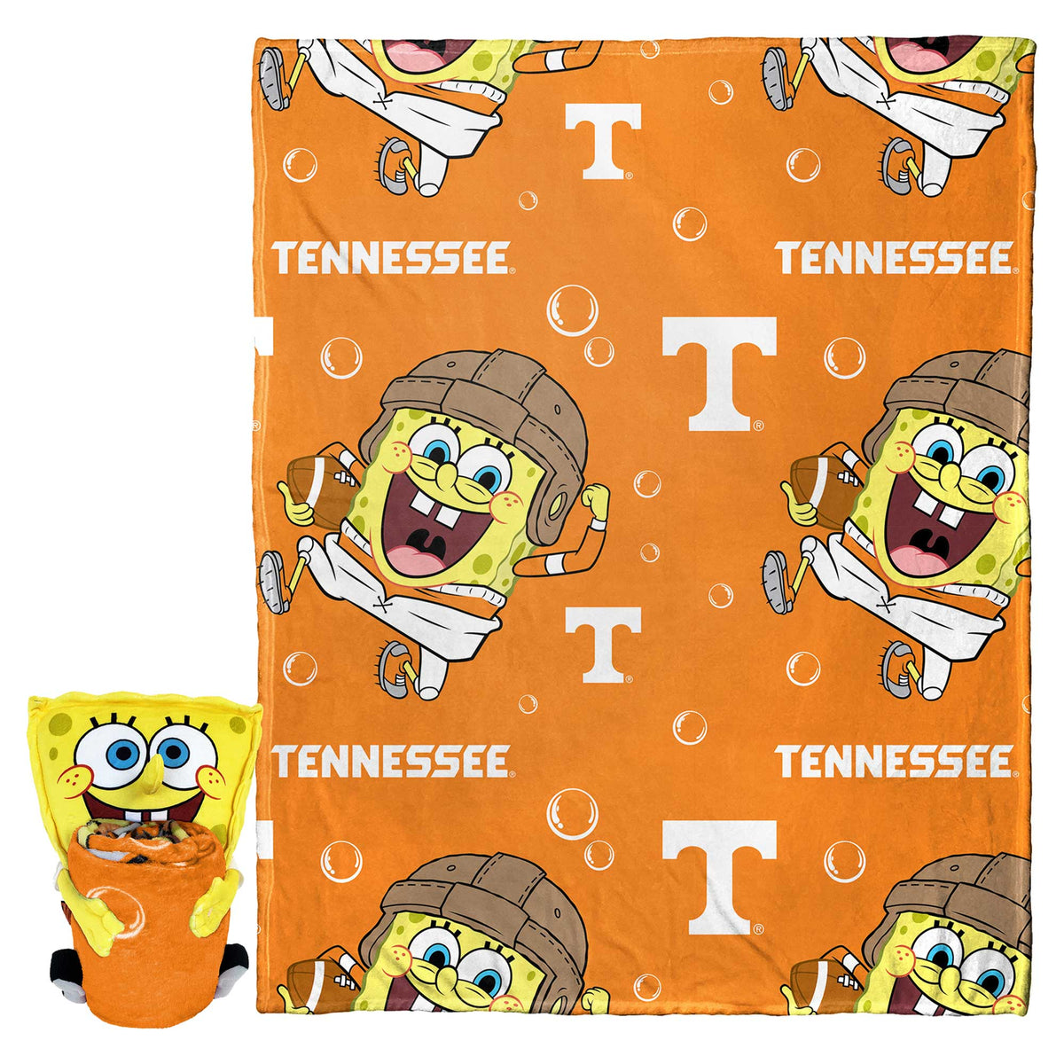 The Northwest Group Tennessee Volunteers Spongebob Squarepants Hugger Blanket