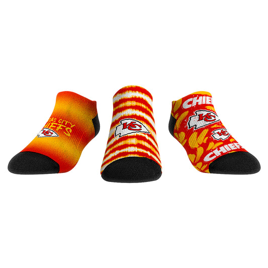 Unisex Rock Em Socks Kansas City Chiefs Make Some Noise Three-Pack Low-Cut Socks Set