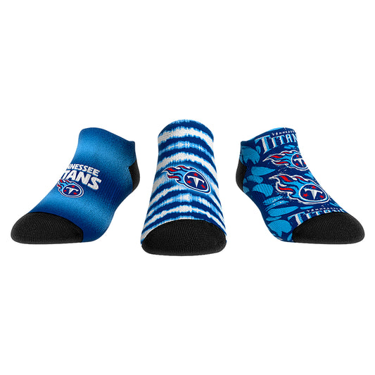 Unisex Rock Em Socks Tennessee Titans Make Some Noise Three-Pack Low-Cut Socks Set