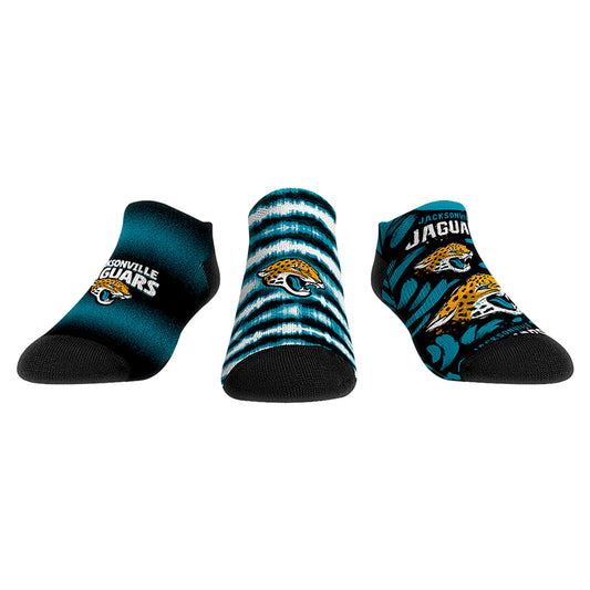 Youth Rock Em Socks Jacksonville Jaguars Make Some Noise Three-Pack Low-Cut Socks Set