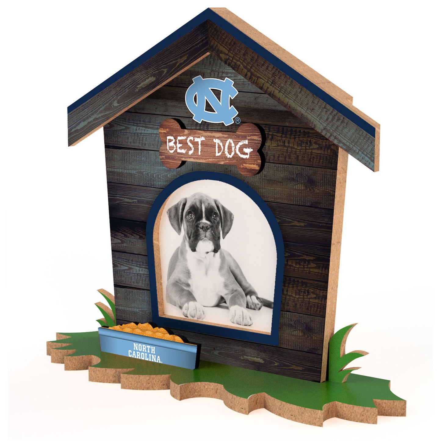 North Carolina Tar Heels Dog House Photo Frame