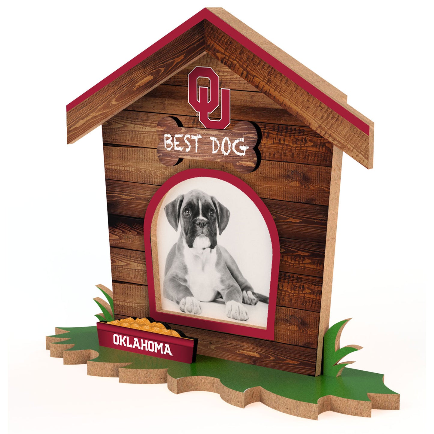 Oklahoma Sooners Dog House Photo Frame