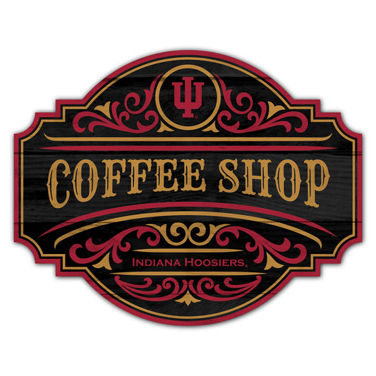 Indiana Hoosiers 12" Coffee Tavern Sign