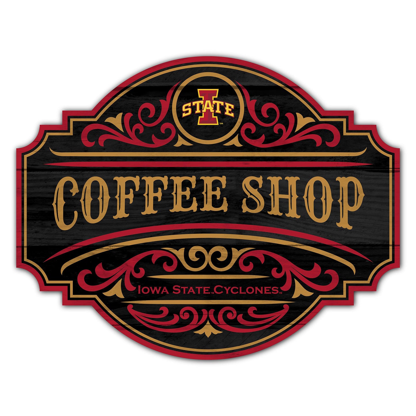 Iowa State Cyclones 12" Coffee Tavern Sign