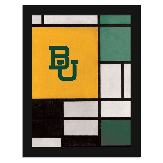 Baylor Bears 12" x 16" Team Composition Framed Fine Art Print