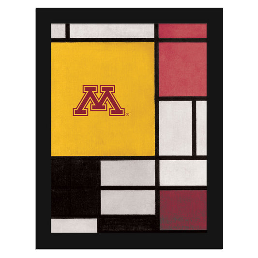 Minnesota Golden Gophers 12" x 16" Team Composition Framed Fine Art Print