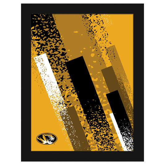Missouri Tigers 12" x 16" Team Color Framed Art Print