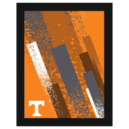 Tennessee Volunteers 12" x 16" Team Color Framed Art Print